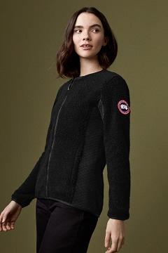 Ropa Canada Goose Mujer Outlet - Saquaney Forro Polar Negros ZV8316907